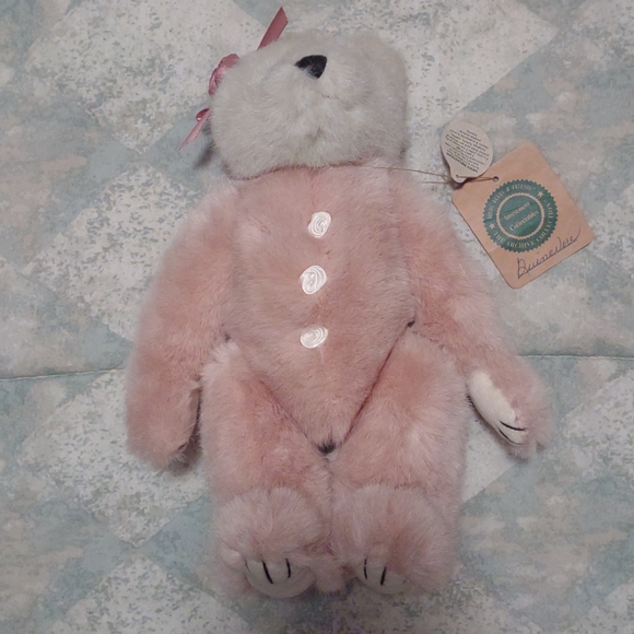 Boyds Bear Plush, Guinevere Pink & White Jointed archive collection W/ Tags - Picture 2 of 8